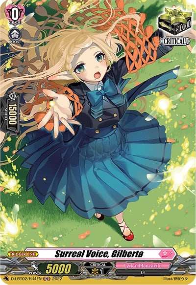 Image for Surreal Voice, Gilberta (Holo) (D-LBT02: Lyrical Monasterio ~It's a New School Term!~) (D-LBT02/H44EN) - Cardfight Vanguard