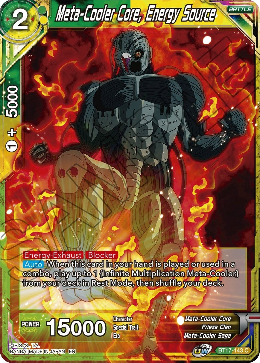Image for Meta-Cooler Core, Energy Source (Ultimate Squad) (BT17-143) - Dragon Ball Super: Masters