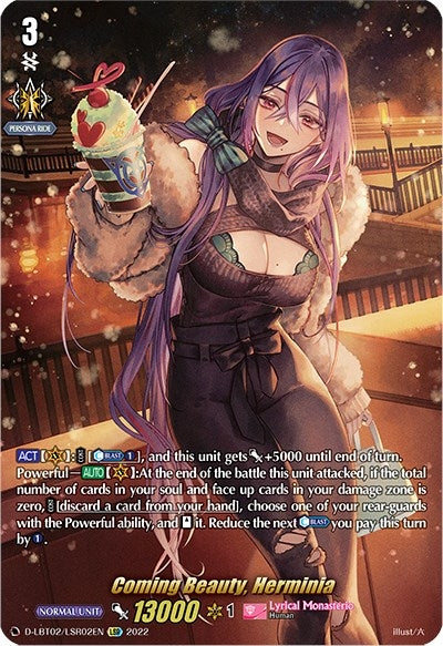 Image for Coming Beauty, Herminia (LSR) (D-LBT02: Lyrical Monasterio ~It's a New School Term!~) (D-LBT02/LSR02EN) - Cardfight Vanguard