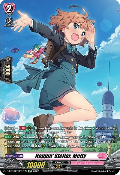 Image for Hoppin' Stellar, Melty (SP) (D-LBT02: Lyrical Monasterio ~It's a New School Term!~) (D-LBT02/SP07EN) - Cardfight Vanguard