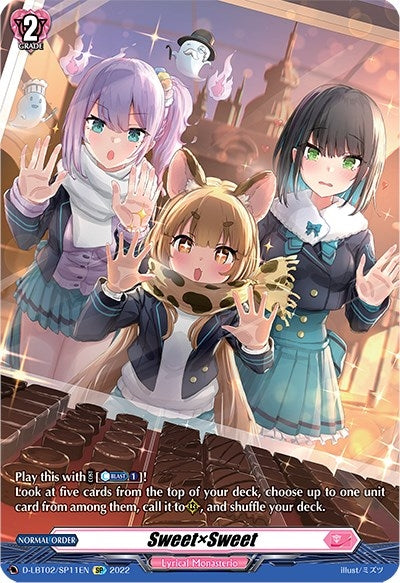 Image for SweetxSweet (SP) (D-LBT02: Lyrical Monasterio ~It's a New School Term!~) (D-LBT02/SP11EN) - Cardfight Vanguard