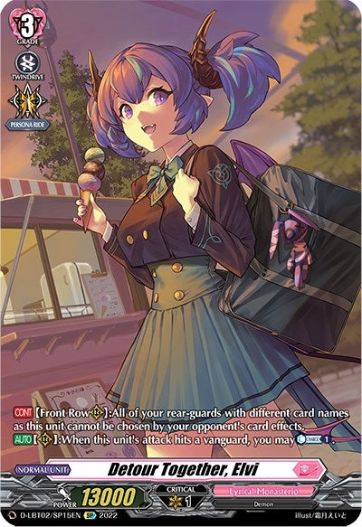 Image for Detour Together, Elvi (SP) (D-LBT02: Lyrical Monasterio ~It's a New School Term!~) (D-LBT02/SP15EN) - Cardfight Vanguard
