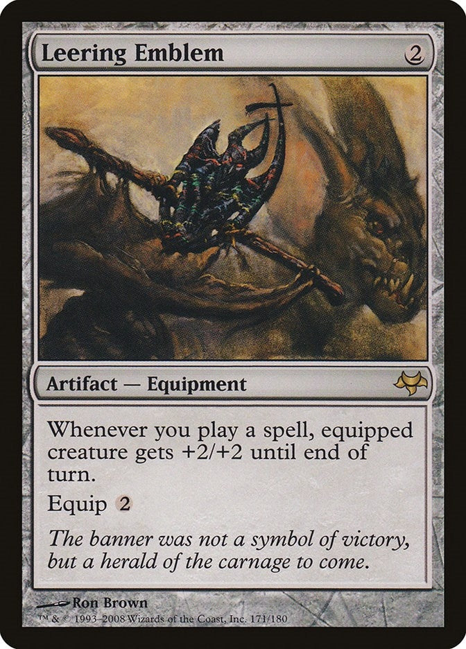 Image for Leering Emblem (Eventide) (171) - Magic: The Gathering
