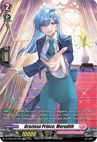 Image for Grazioso Prince, Meredith (SP) (D-LBT02: Lyrical Monasterio ~It's a New School Term!~) (D-LBT02/SP19EN) - Cardfight Vanguard