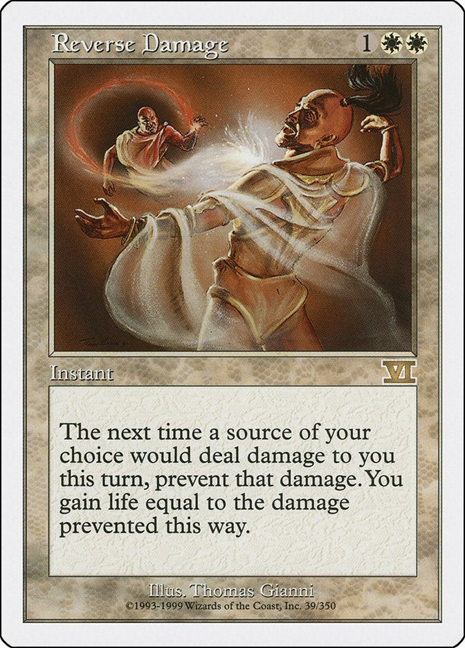 Image for Reverse Damage (Classic Sixth Edition) (39) - Magic: The Gathering