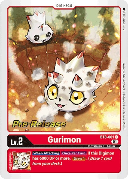 Image for Gurimon (BT08_PR) (BT8-001 U) - Digimon Card Game