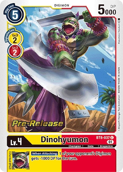 Image for Dinohyumon (BT8-037 U) (BT08_PR) - Digimon Card Game
