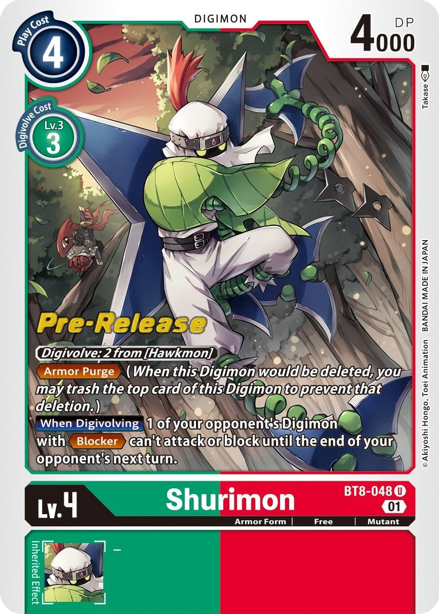 Image for Shurimon (BT08_PR) (BT8-048 U) - Digimon Card Game