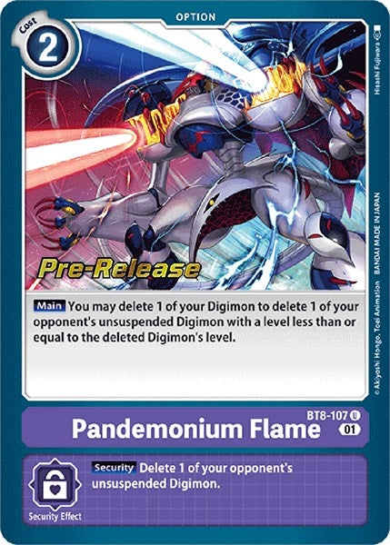 Image for Pandemonium Flame (BT08_PR) (BT8-107 U) - Digimon Card Game