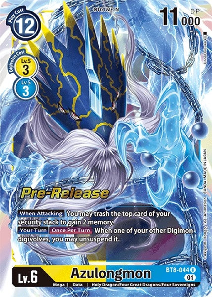 Image for Azulongmon (BT08_PR) (BT8-044 R) - Digimon Card Game