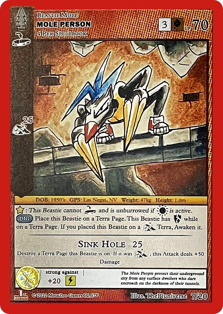 Image for Mole Person (Fan Art Contest 2021) (7/20) - MetaZoo