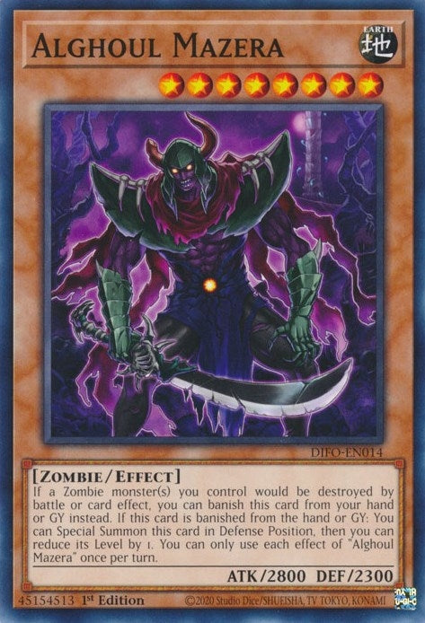 Image for Alghoul Mazera (Dimension Force) (DIFO-EN014) - YuGiOh