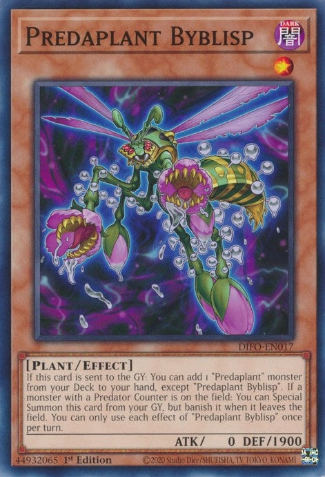 Image for Predaplant Byblisp (Dimension Force) (DIFO-EN017) - YuGiOh