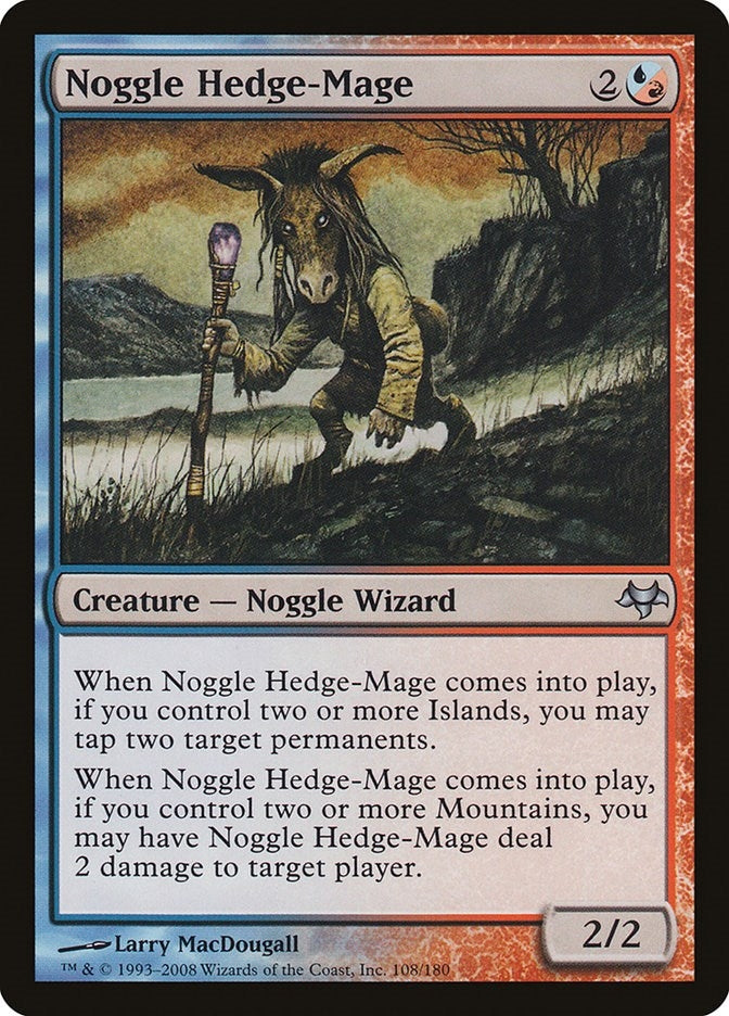 Image for Noggle Hedge-Mage (Eventide) (108) - Magic: The Gathering