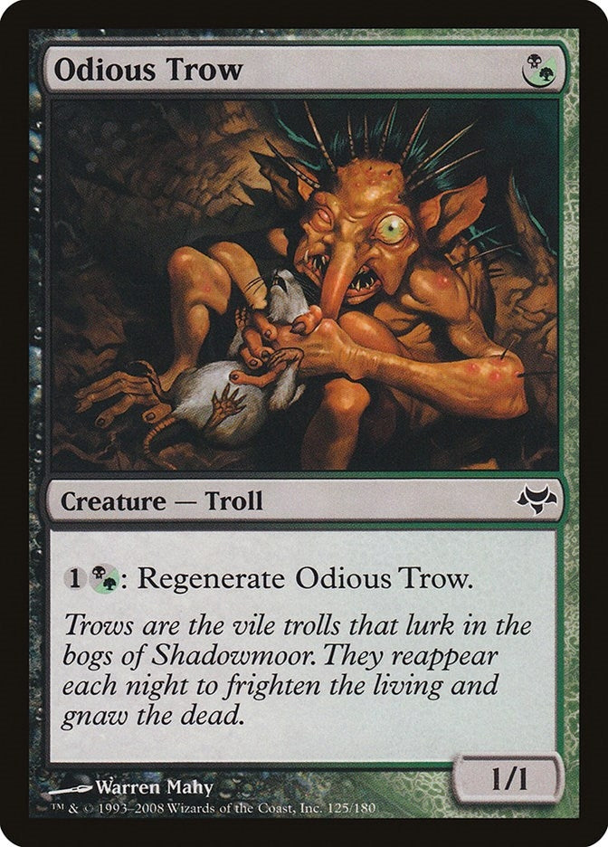 Image for Odious Trow (Eventide) (125) - Magic: The Gathering