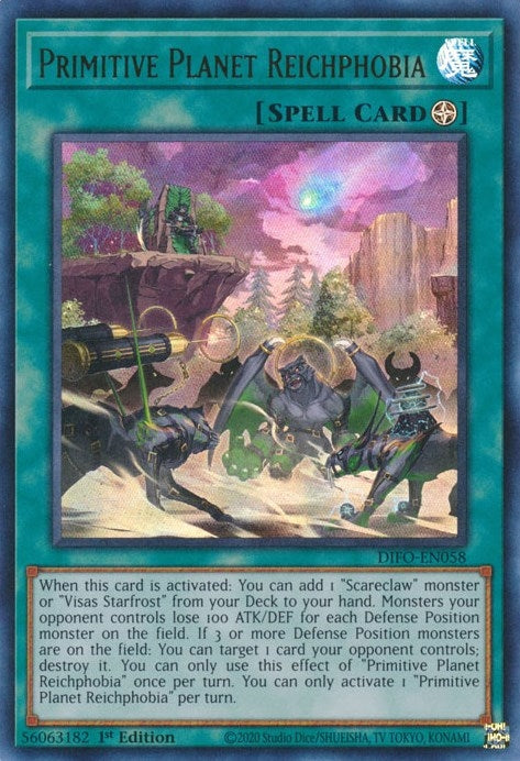 Image for Primitive Planet Reichphobia (Dimension Force) (DIFO-EN058) - YuGiOh