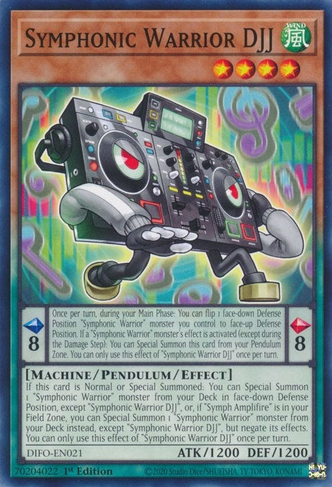 Image for Symphonic Warrior DJJ (Dimension Force) (DIFO-EN021) - YuGiOh