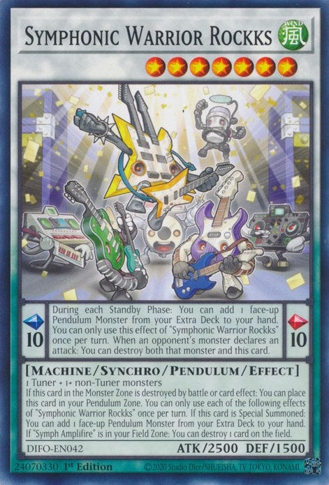 Image for Symphonic Warrior Rockks (Dimension Force) (DIFO-EN042) - YuGiOh