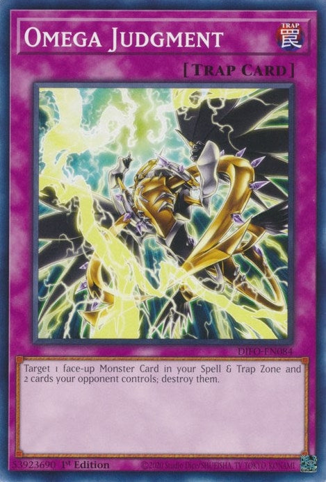 Image for Omega Judgment (Dimension Force) (DIFO-EN084) - YuGiOh