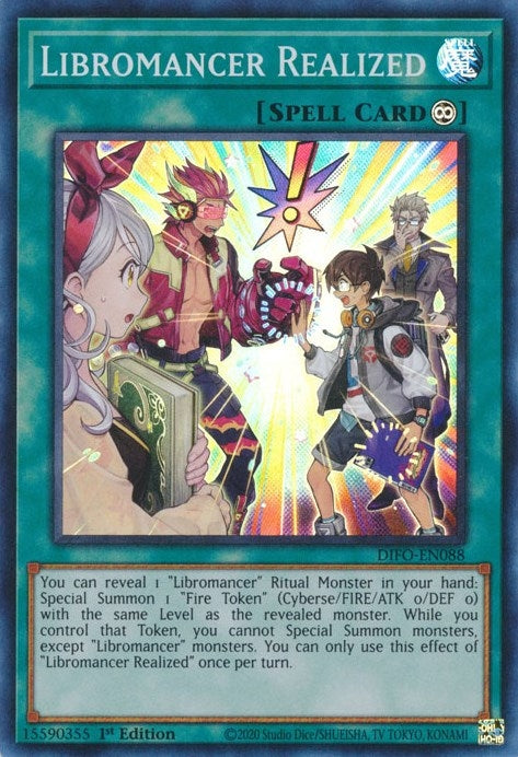 Image for Libromancer Realized (Dimension Force) (DIFO-EN088) - YuGiOh