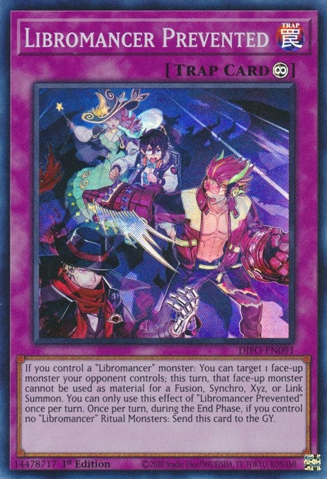 Image for Libromancer Prevented (Dimension Force) (DIFO-EN091) - YuGiOh