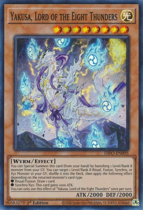 Image for Yakusa, Lord of the Eight Thunders (Dimension Force) (DIFO-EN095) - YuGiOh