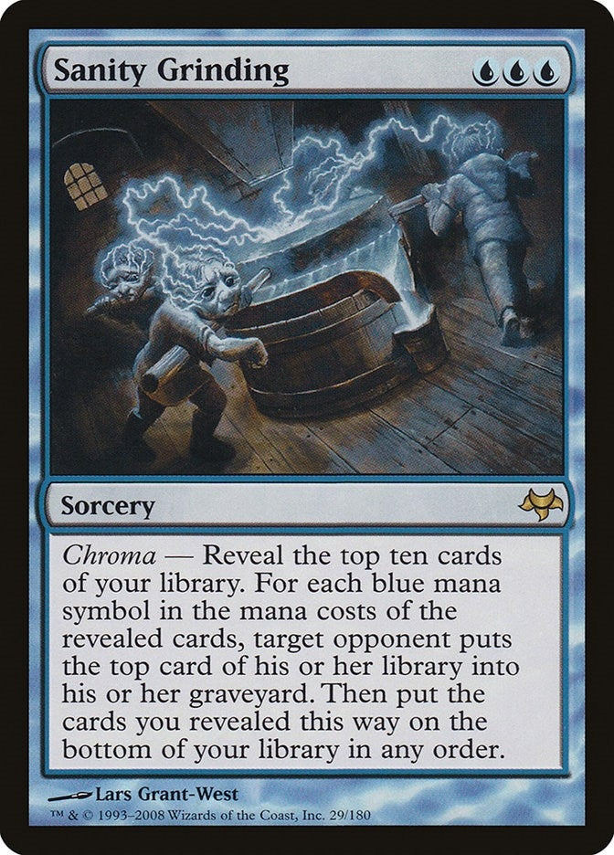 Image for Sanity Grinding (Eventide) (29) - Magic: The Gathering