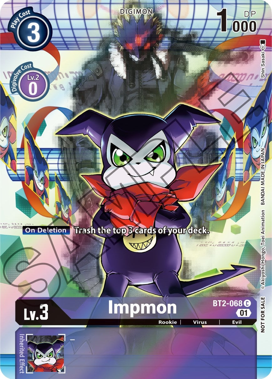 Image for Impmon (Tamer's Card Set 1) (BT01-03A) (BT2-068 C) - Digimon Card Game