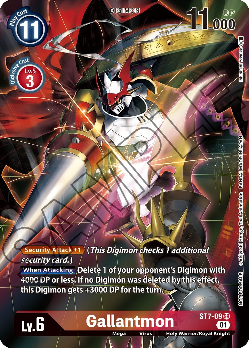 Image for Gallantmon (Tamer's Card Set 1) (ST-7) (ST7-09 SR) - Digimon Card Game
