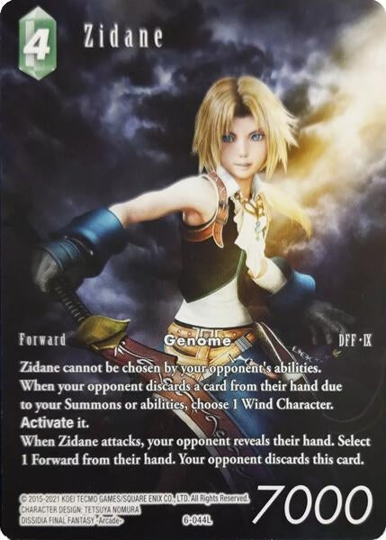 Image for Zidane - 6-044L (Full Art) (Deck Exclusive Cards) (6-044L) - Final Fantasy TCG