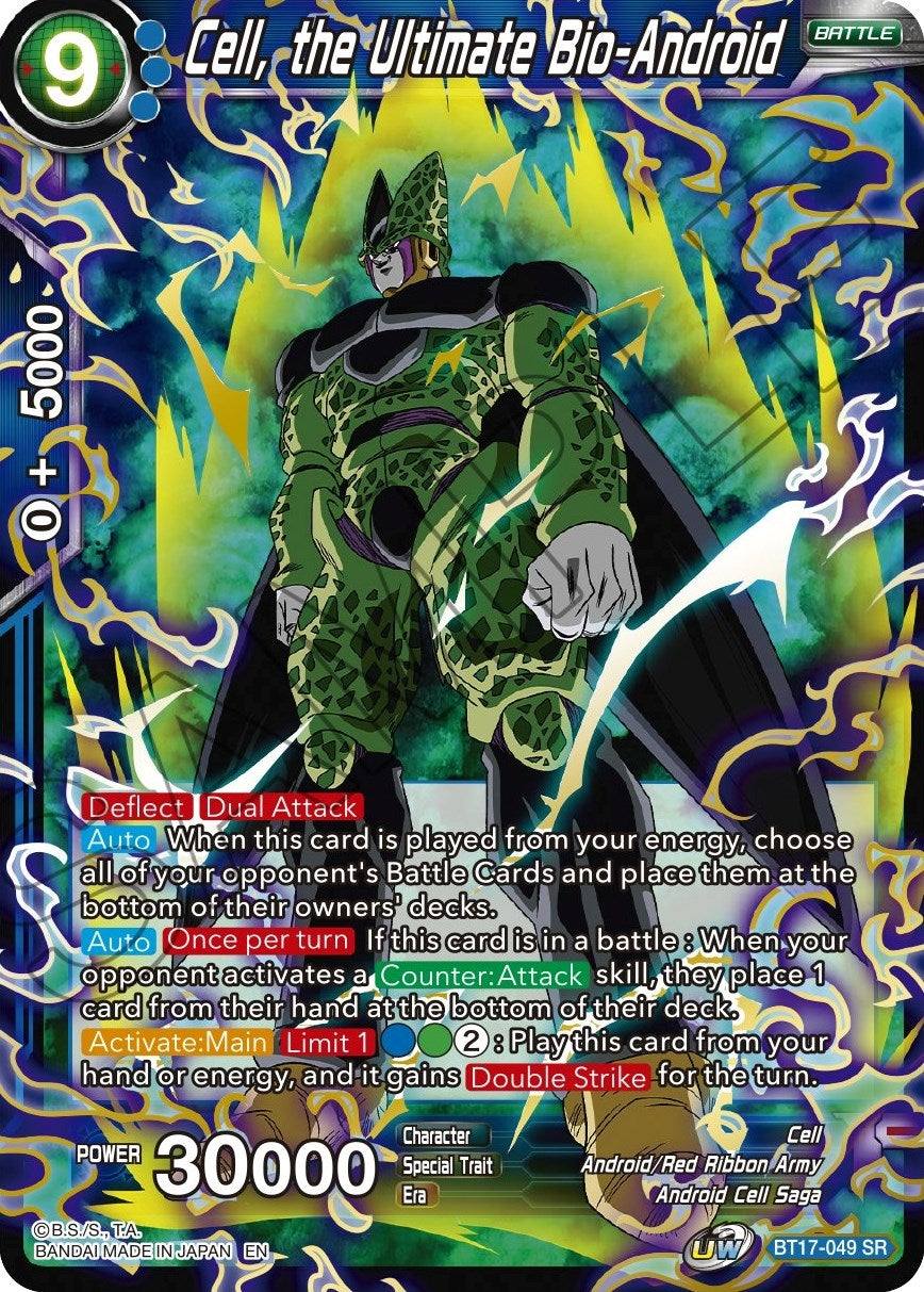 Image for Cell, the Ultimate Bio-Android (Ultimate Squad) (BT17-049) - Dragon Ball Super: Masters