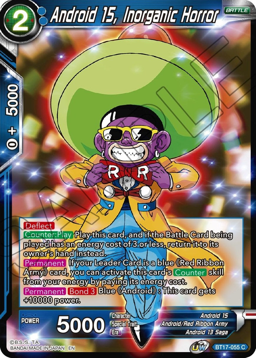 Image for Android 15, Inorganic Horror (Ultimate Squad) (BT17-055) - Dragon Ball Super: Masters