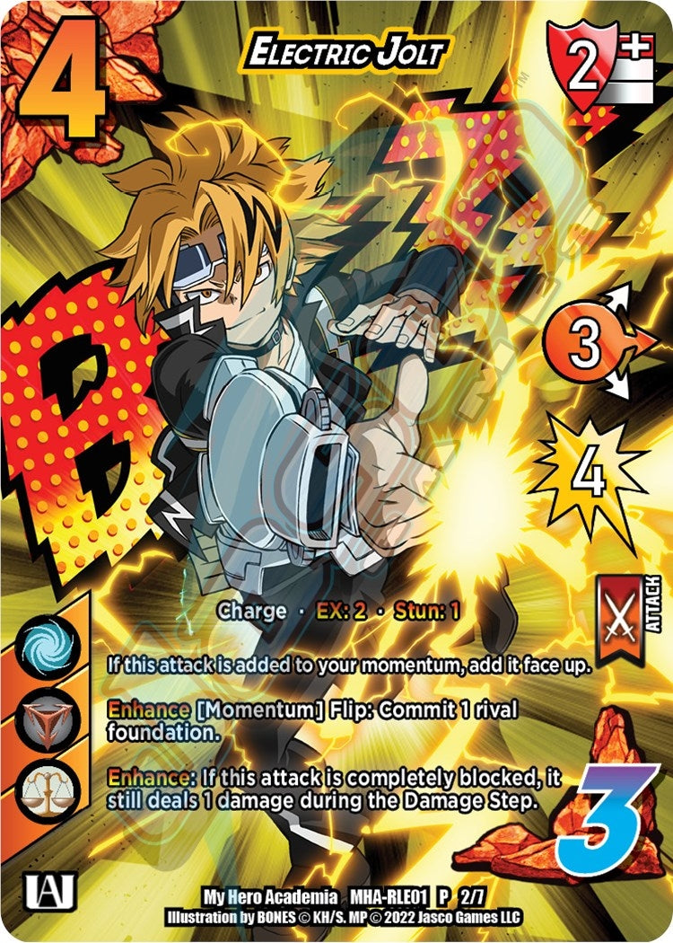 Image for Electric Jolt (Regional License Exam 2021) (UniVersus: My Hero Academia Promo Cards) (MHA-RLE01 P 2/7) - UniVersus