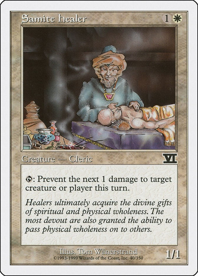 Image for Samite Healer (Classic Sixth Edition) (40) - Magic: The Gathering