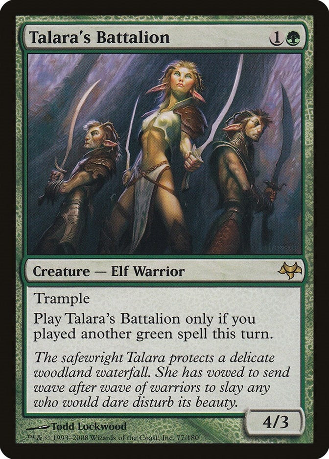 Image for Talara's Battalion (Eventide) (77) - Magic: The Gathering