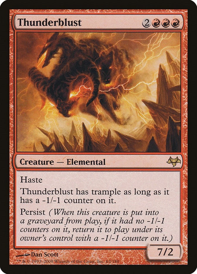 Image for Thunderblust (Eventide) (63) - Magic: The Gathering