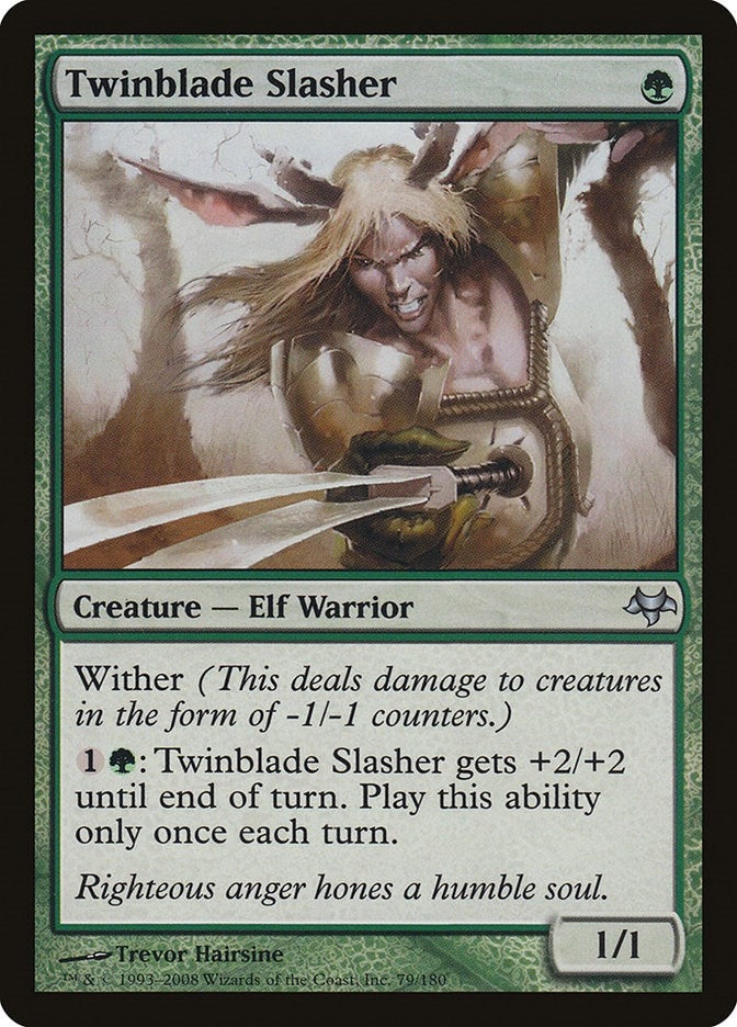 Image for Twinblade Slasher (Eventide) (79) - Magic: The Gathering