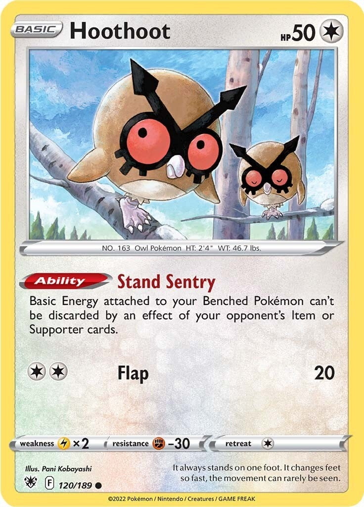 Image for Hoothoot (SWSH10: Astral Radiance) (120/189) - Pokemon