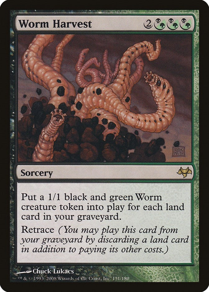 Image for Worm Harvest (Eventide) (131) - Magic: The Gathering