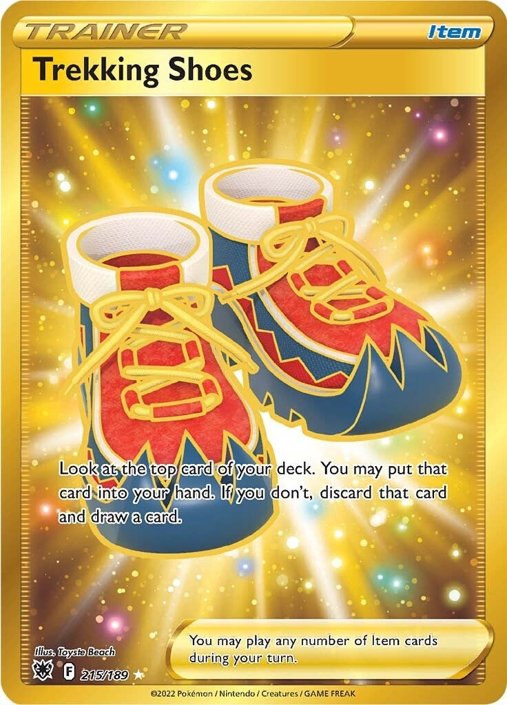 Image for Trekking Shoes (Secret) (SWSH10: Astral Radiance) (215/189) - Pokemon