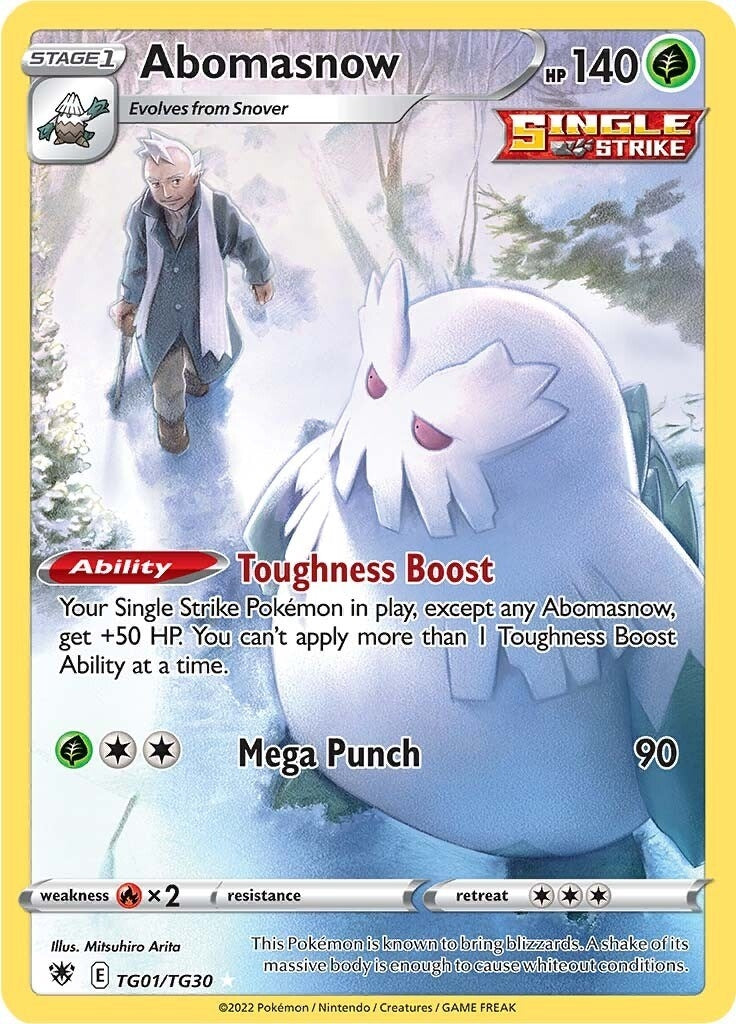Image for Abomasnow (SWSH10: Astral Radiance Trainer Gallery) (TG01/TG30) - Pokemon