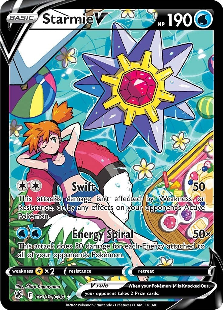 Image for Starmie V (SWSH10: Astral Radiance Trainer Gallery) (TG13/TG30) - Pokemon