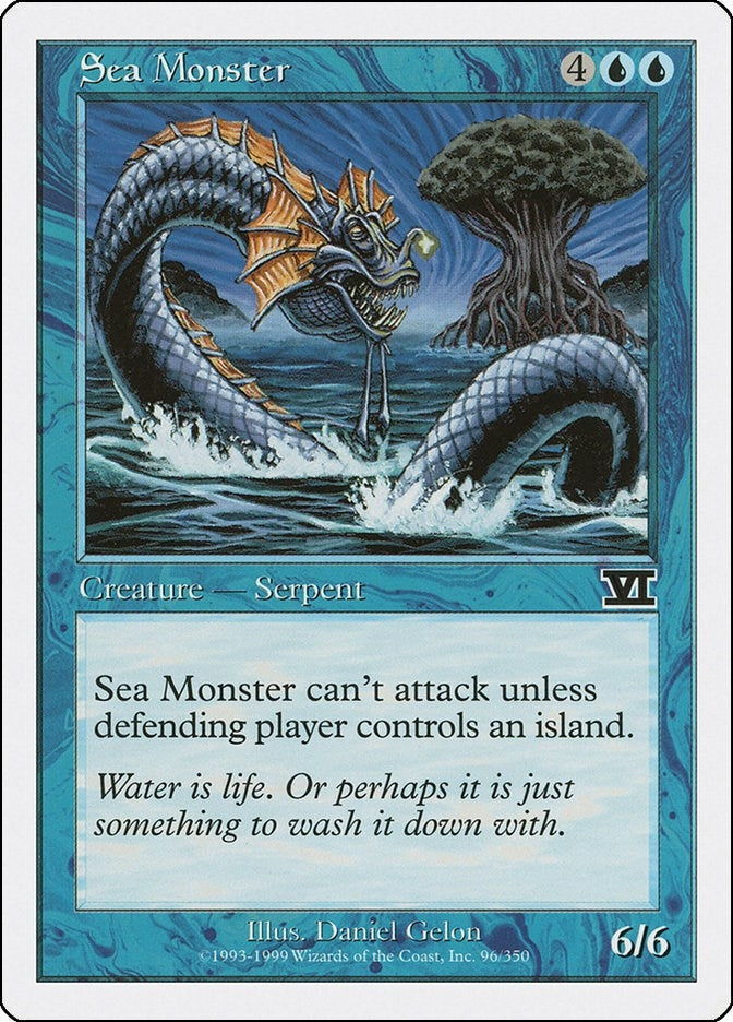 Image for Sea Monster (Classic Sixth Edition) (96) - Magic: The Gathering