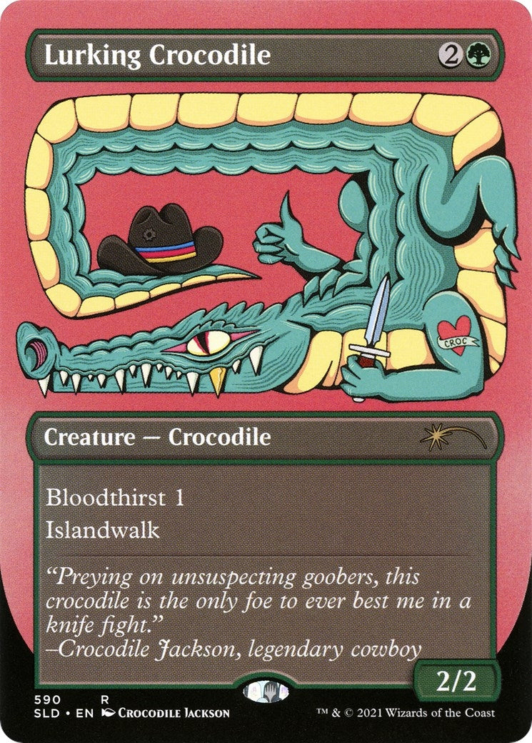 Image for Lurking Crocodile (Secret Lair Drop Series) (590) - Magic: The Gathering