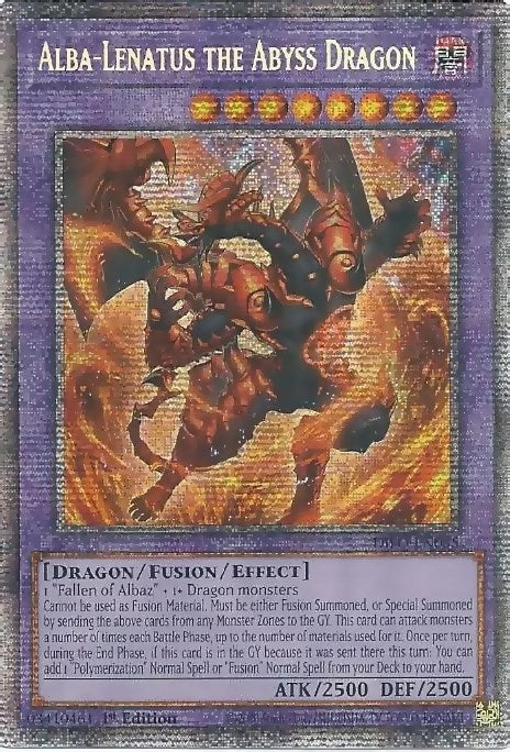 Image for Alba-Lenatus the Abyss Dragon (Starlight Rare) (Dimension Force) (DIFO-EN035) - YuGiOh
