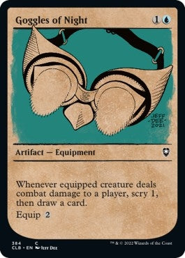 Image for Goggles of Night (Showcase) (Commander Legends: Battle for Baldur's Gate) (384) - Magic: The Gathering