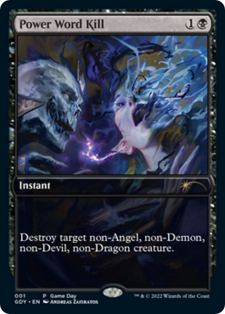 Image for Power Word Kill (Game Day & Store Championship Promos) (1) - Magic: The Gathering