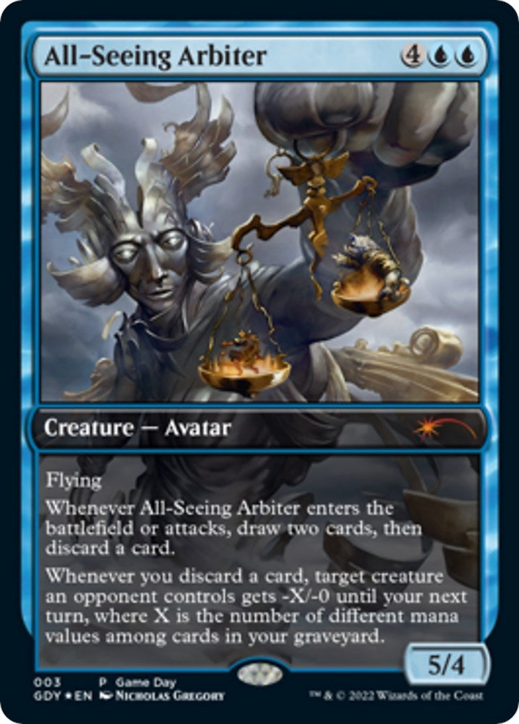 Image for All-Seeing Arbiter (Game Day & Store Championship Promos) (3) - Magic: The Gathering