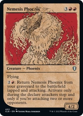 Image for Nemesis Phoenix (Showcase) (Commander Legends: Battle for Baldur's Gate) (403) - Magic: The Gathering