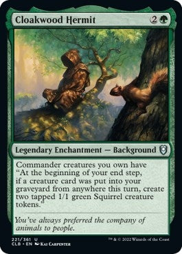 Image for Cloakwood Hermit (Commander Legends: Battle for Baldur's Gate) (221) - Magic: The Gathering